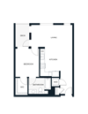 A1-1 1 bed 1 bath